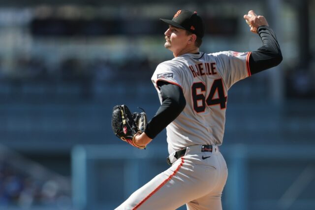 O arremessador do SF Giants Sean Hjelle acusa o abuso de ex-esposa no post de mídia social

