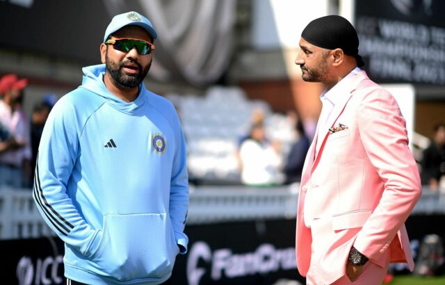 "O dançarino original Toh Saamne Khada Hai" - Rohit Sharma, o novo show de Harbhajan Singh (Watch) Team India Stars reage ao vídeo de dança viral


