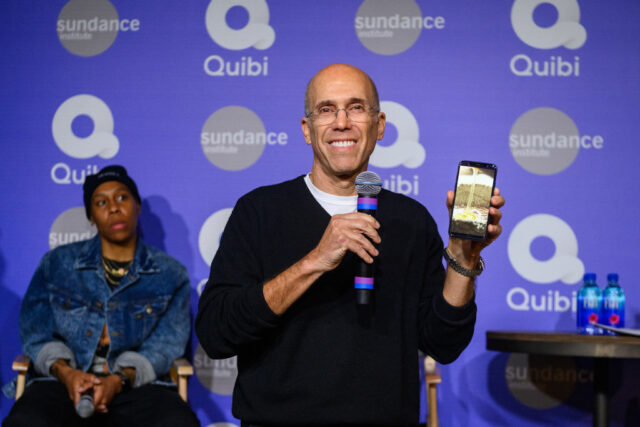 O ex -CEO da DreamWorks, Jeffrey Katzenberg

