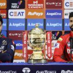 O ex -astro da RCB chega a Ahmedabad antes das finais do IPL 2025 contra o PBKS (relógio)