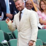 Sir David Beckham liderou as estrelas que estavam em vigor no calor de Londres na segunda -feira para participar do primeiro dia de Wimbledon Championships 2025