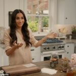 A duquesa de Sussex em seu programa 'com amor, Meghan', que saiu na Netflix em março