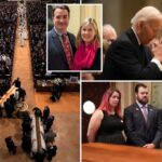 O funeral ocorreu para o orador da casa em Minnesota Melissa Hortman e marido depois de um tiro mortal em casa