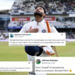 "O homem não toca grilos, teatro está fazendo teatro" - fãs 1. Eng vs Ind 2025 Test Historical Twin Centuros Rishabh Greets calças