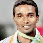 O medalhista de jogos asiáticos Aryoka Rajiv colocou em suas botas, quer abrir a Academia de Atletismo