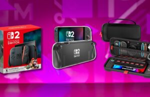 O melhor Nintendo Switch 2 -Deals em junho de 2025 Nintendo Switch 2 e Mario Kart World Bundle Box contra um fundo branco