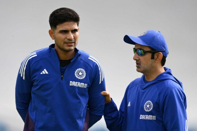 Gautam Gambhir lutou como o treinador -chefe dos testes da Índia (crédito: Getty)