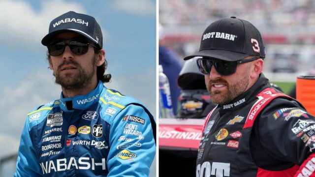 O motorista da JGR aciona o caos de Atlanta, o acidente de vários carros, Ryan Bleney e Austin Dillon'u Collect

