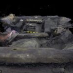 Os restos afundados do empreendimento foram encontrados em Newport Harbor, Rhode Island, depois que especialistas a identificaram formalmente com um naufrágio chamado RI 2394
