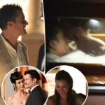 O novo single Orlando Bloom abraça a mulher misteriosa em Jeff Bezos, Lauren Sánchez no trabalho de Predyding em Veneza