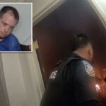 O policial heróico cai na queima de um quarto de hotel contendo explosivos para evitar um desastre em potencial: policiais