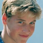 Carimo adolescente: príncipe William, 15, 1997, varreu a nação com sua aparência elegante e elegante, cabelos loiros de praia e sorriso atrevido