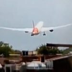 Um vídeo publicado nas mídias sociais parecia mostrar o avião caindo de maneira controlada com um ângulo alto do nariz e equipamentos de pouso colocados