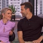 Helen Skelton e Gethin Jones desfrutaram de um encontro romântico em um spa de casa nesta semana, à medida que a especulação de romance continua a crescer (imagem da BBC Morning Live)