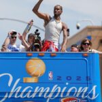 OKC celebra o título com os fãs: "Nós te amamos meninos"