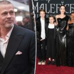 Onde Brad Pitt fica com crianças e Angelina Jolie depois de "alguns esforços para se repor"