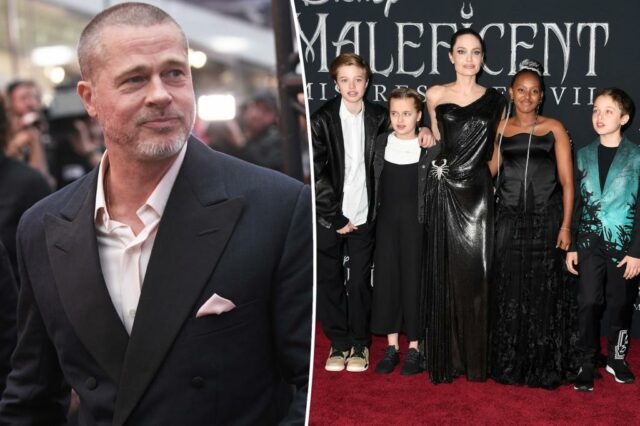 Onde Brad Pitt fica com crianças e Angelina Jolie depois de "alguns esforços para se repor"

