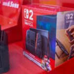 Switch 2 Console na caixa