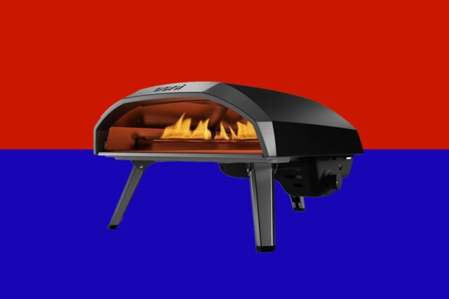 Oono koda 16 pizza alimentada com gás