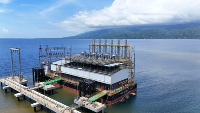 Operar plantas flutuantes em barcaças, PLN IP: Adicionar fornecimento elétrico de 60 MW

