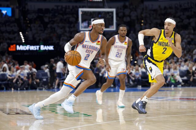 Shai Gilgeous-Alexander Andrew Nembhard NBA Finals