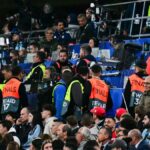 Os fãs morrem após o outono durante as finais da Liga da UEFA entre a Espanha e Portugal