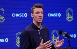 Os guerreiros escolhem Alex Toohey na segunda rodada do NBA Design 2025 Os guerreiros escolhem Alex Toohey na segunda rodada do NBA Design 2025