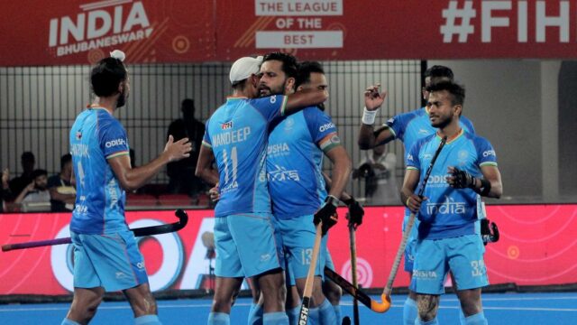 Os homens indianos completam sete partidas que perdem séries, completam a temporada da FIH Pro League com uma vitória sobre a Bélgica


