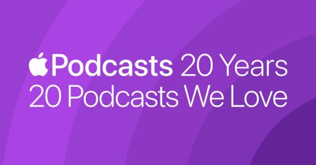 Os podcasts da Apple escolhem 20 mostra que eles "definem este veículo" em duas décadas.

