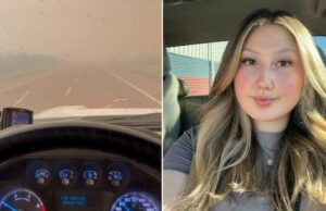 Os povos indígenas no voo para incêndios florestais são confrontados com enormes custos. Especialistas dizem que não devem fazer isso Uma linha -up de pessoas na rua.