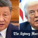 11 Jinping da China e Donald Trump da América.