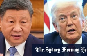 Os sinais dos EUA são raros na Terra. A China é menos pronunciada 11 Jinping da China e Donald Trump da América.