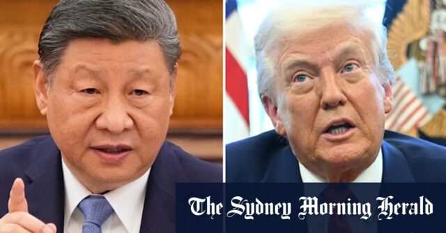 11 Jinping da China e Donald Trump da América.