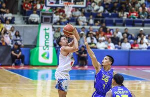 PBA: Anton Asistio dá uma faísca muito necessária para chuva ou brilho Anton Asistio de pintores de chuva ou brilho Elasto durante as semifinais da Copa do PBA Filipin contra o TNT Tropang 5G.