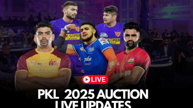 PKL 2025 Live Auction, dia 2: mais de 400 estrelas profissionais de Kabaddi, para ficarem embaixo de um martelo hoje; O Pardep Narwal terá uma segunda chance?

