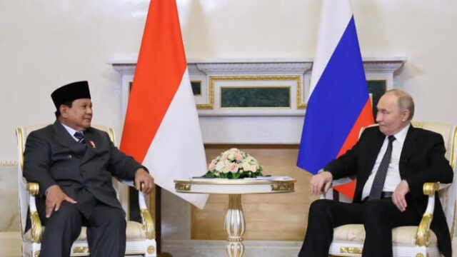 Pabowo para a Rússia, Putin abre oportunidades de cooperação nuclear para a IA com a Indonésia

