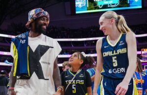 Paige Bueckers conhece a “jogadora favorita” Kyrie Irving após uma performance histórica Paige Bueckers conhece a "jogadora favorita" Kyrie Irving após uma performance histórica