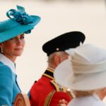 Windsor, Inglaterra - 16 de junho: Príncipe William, príncipe de Gales e Catherine, princesa de Gales, que participou da Ordem Anual da Calcinha de St. George's Chapel, Castelo de Windsor em 16 de junho de 2025. (Foto de Yui Mok - WPA Pool/Getty Images)