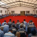Pilgrims Wave II voltou para casa em 26 de junho de 2025, Hilman Latief perguntou aos oficiais da guarda de trabalho rítmica