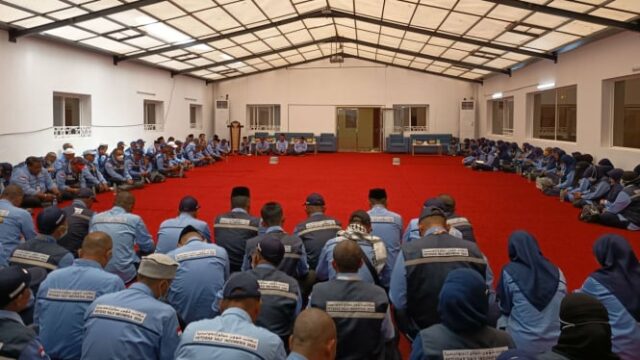 Pilgrims Wave II voltou para casa em 26 de junho de 2025, Hilman Latief perguntou aos oficiais da guarda de trabalho rítmica

