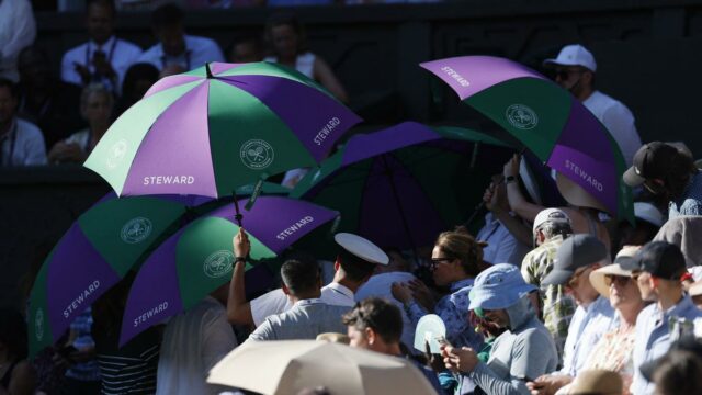 Por que o Alcaraz foi contra o Fognini Wimbledon 2025, a partida parou durante o quinto set?


