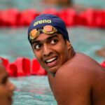 Por que os esforços de ouro de 200m de estilo livre para o ouro de Srihari Nataraj não são classificados como um recorde nacional?