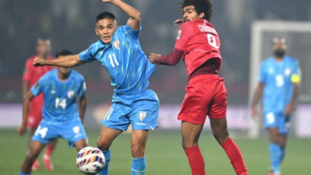 Punição tardia empréstimos da Índia Derrota contra Hong Kong na Copa Asiática da AFC 2027 Qualificações

