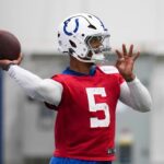 QB Richardson Colts marcados com lesões no ombro