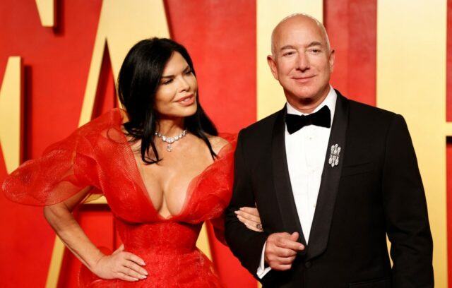 Nova York, Nova York - 20 de setembro: Jeff Bezos fala em 20 de setembro de 2021 na cidade de Nova York durante a recepção do líder de Nova York em hudson Yards em Hudson Yards. (Foto de Dimitrios Kambouris/Getty Images for Bezos Earth Fund)