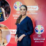 Rachel DeMita participa da cerimônia de sorteio da Copa do Mundo de Basquete da FIBA ​​em 16 de março de 2019 em Shenzhen, China.