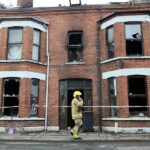 Uma das quatro características que pensavam e atacaram em Ballymena na noite passada após o estupro de julgamento por uma garota local desencadeou protestos na Irlanda do Norte