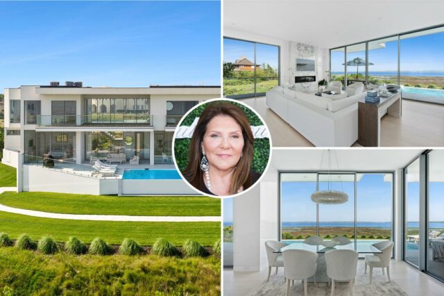 Retiro à beira -mar na "pista do bilionário" em Hamptons - e na famosa propriedade de jóias - ele pede US $ 16,9 milhões


