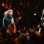 James Hetfield, cantor principal e guitarrista do Metallica, aparecerá na sexta -feira, 20 de junho de 2025, no Estádio Levi em Santa Clara, Califórnia (grupo de notícias da área de Shae Hammond/Bay Area)