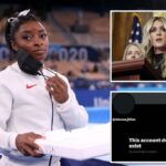 Riley Gaines reage a Simone Biles "Phenom", removendo X após disputas sobre atletas transgêneros